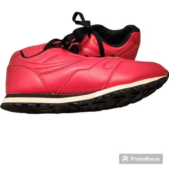 FILA Tennis Shoes, Red with Black Lace's. Lots of Life Left in these Babies! EUC - Picture 9 of 13